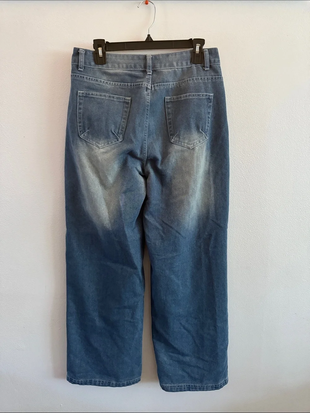 Nvfelix Women's Straight Leg Loose Denim Jeans Boyfriend Pants size Medium